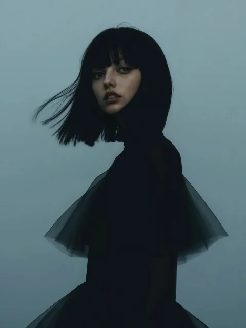 Urban photography scene with dramatic lighting