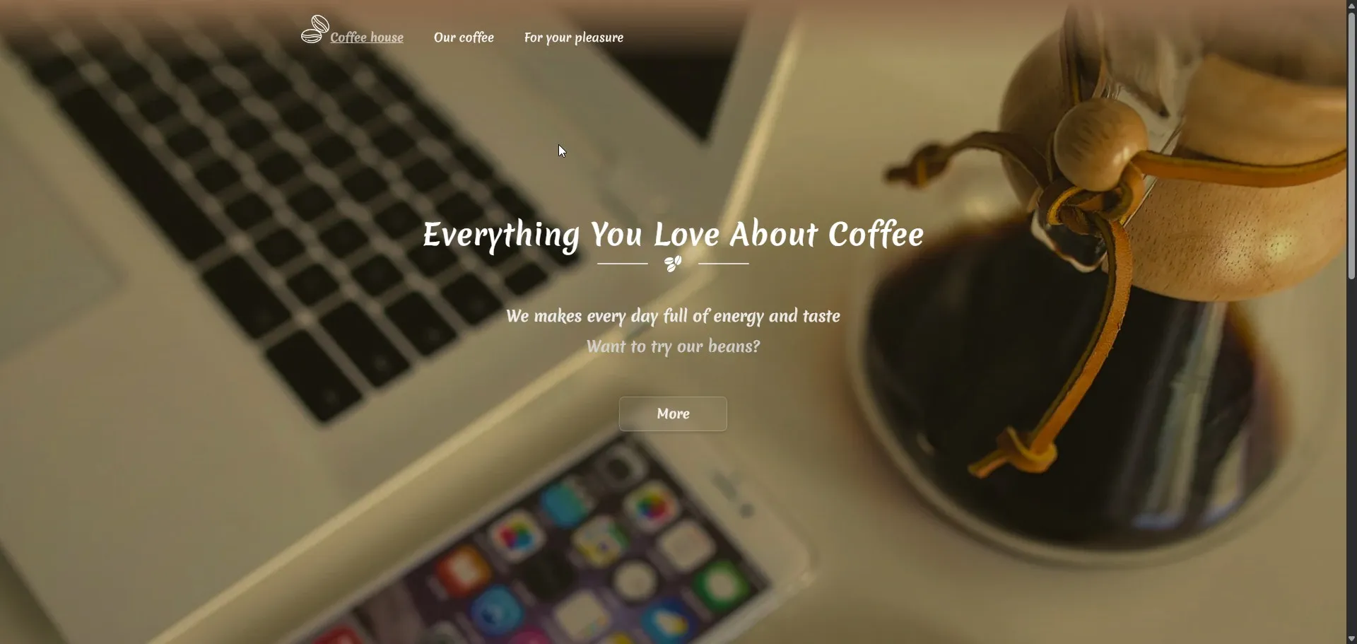 Preview of Coffee-Shop project
